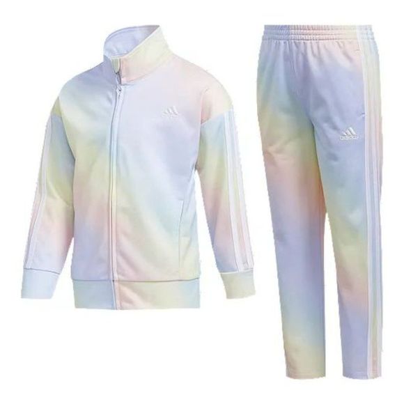 Adidas Other - Adidas Girls Iridescence Tricot Jacket And Pants Set